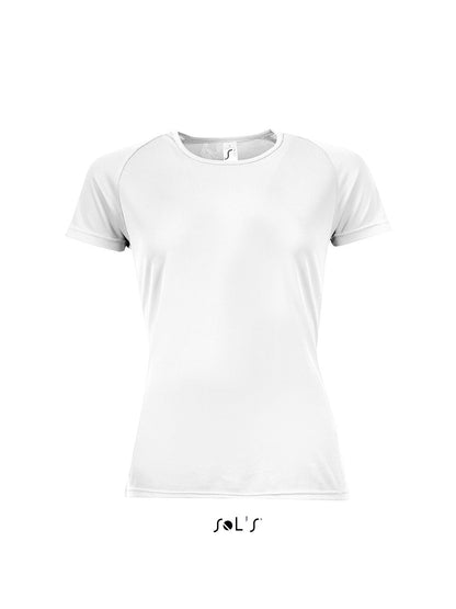 SOL'S SPORTY WOMEN - RAGLAN SLEEVED T-SHIRT - White - Main