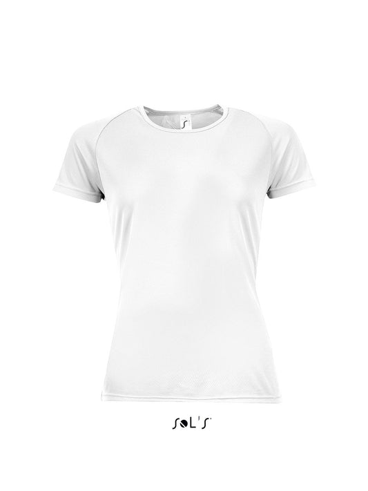 SOL'S SPORTY WOMEN - RAGLAN SLEEVED T-SHIRT - White - Main