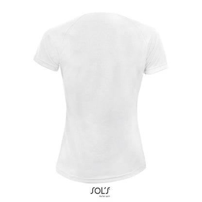 SOL'S SPORTY WOMEN - RAGLAN SLEEVED T-SHIRT - White - Additional