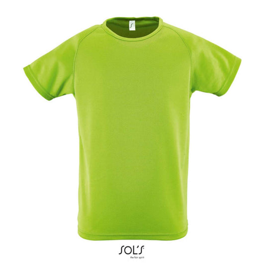 SOL'S SPORTY KIDS' - RAGLAN-SLEEVED T-SHIRT - Apple Green - colorimageurl