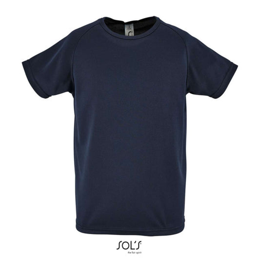SOL'S SPORTY KIDS' - RAGLAN-SLEEVED T-SHIRT - French Navy - colorimageurl