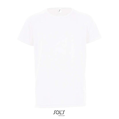 SOL'S SPORTY KIDS' - RAGLAN-SLEEVED T-SHIRT - White - colorimageurl