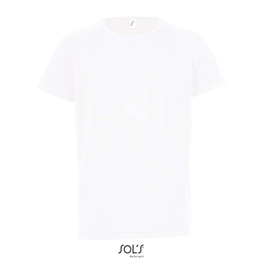 SOL'S SPORTY KIDS' - RAGLAN-SLEEVED T-SHIRT - White - colorimageurl