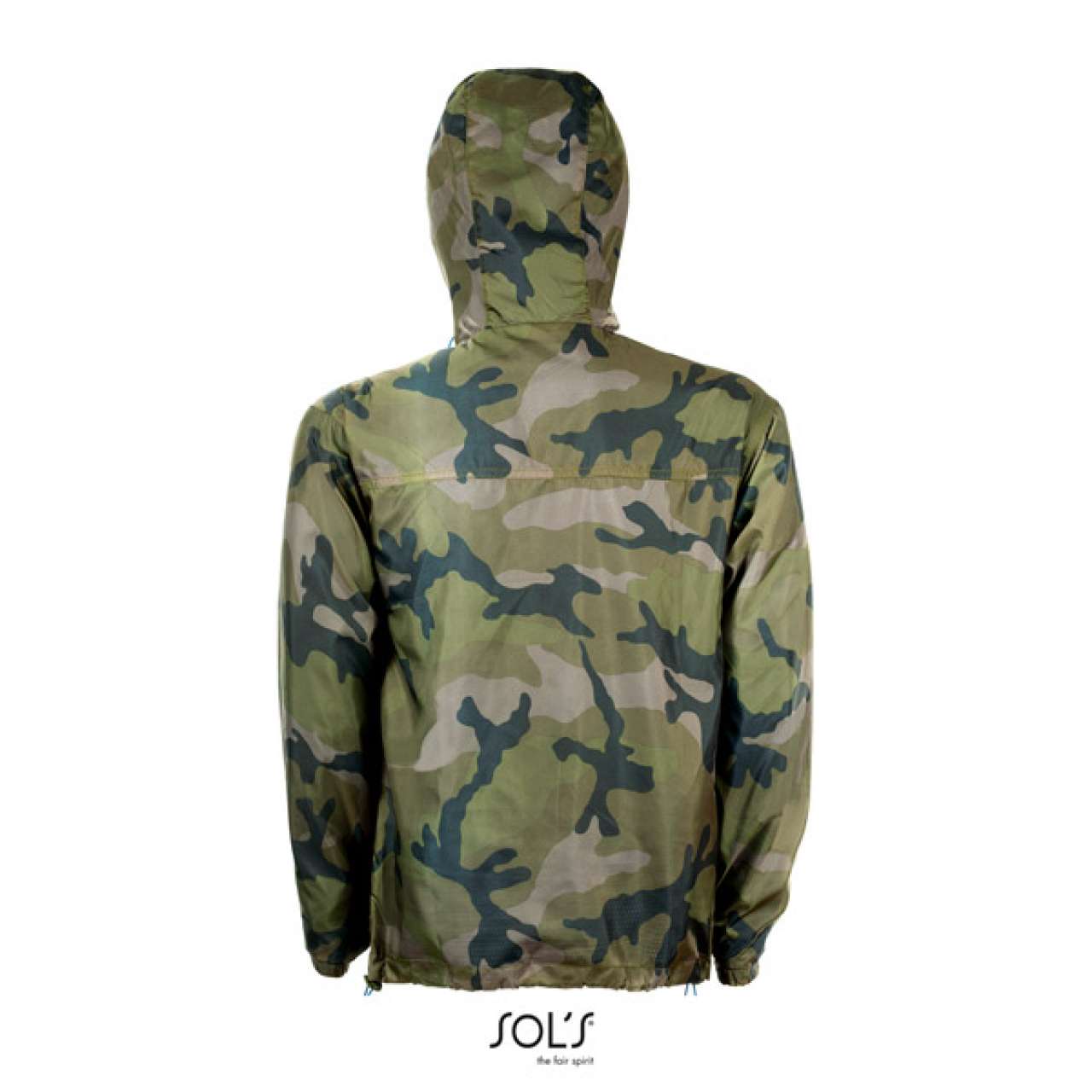 SOL'S SKATE - UNISEX LINED WINDBREAKER - Camo/Royal blue - Additional