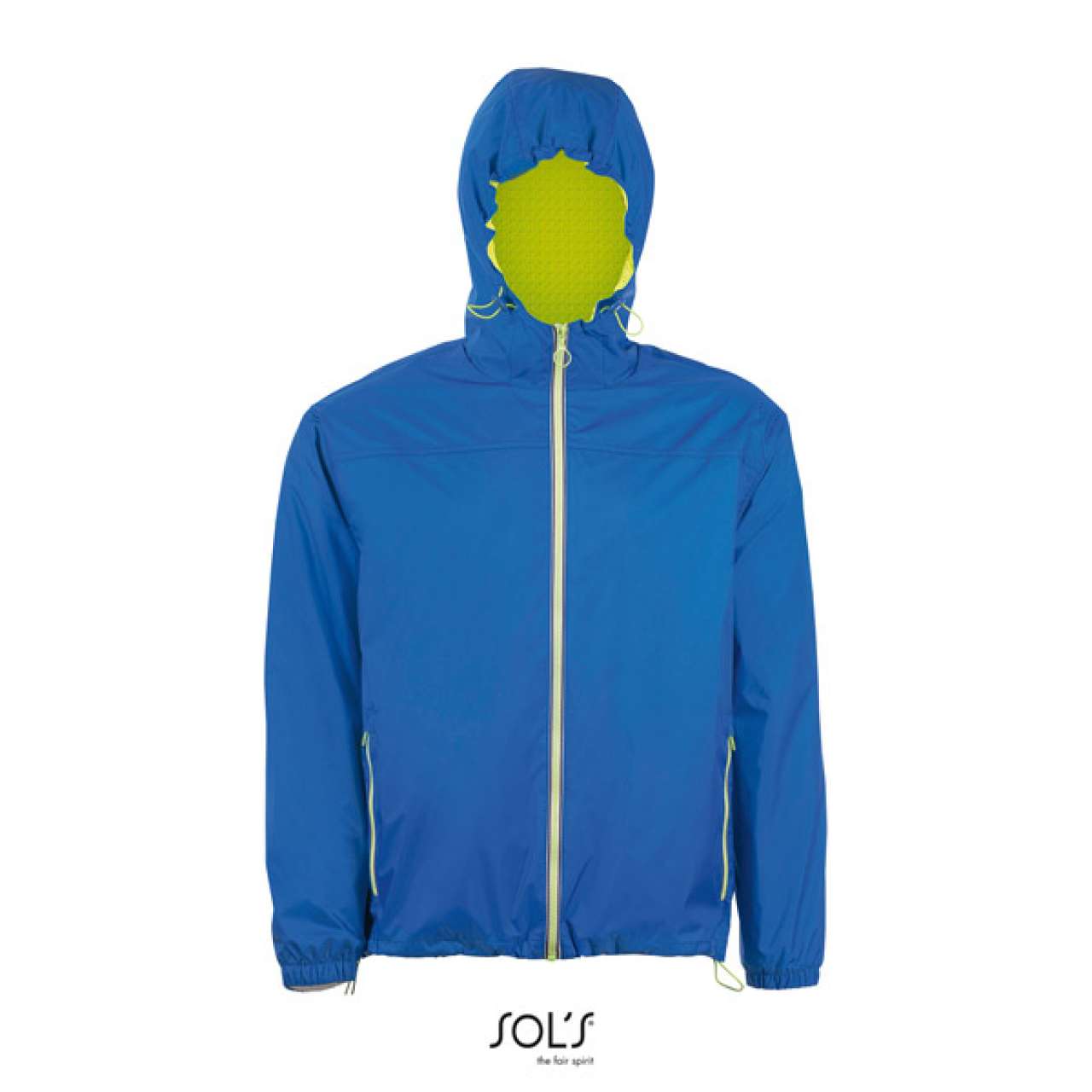 SOL'S SKATE - UNISEX LINED WINDBREAKER - Royal Blue/Neon Gold - Main