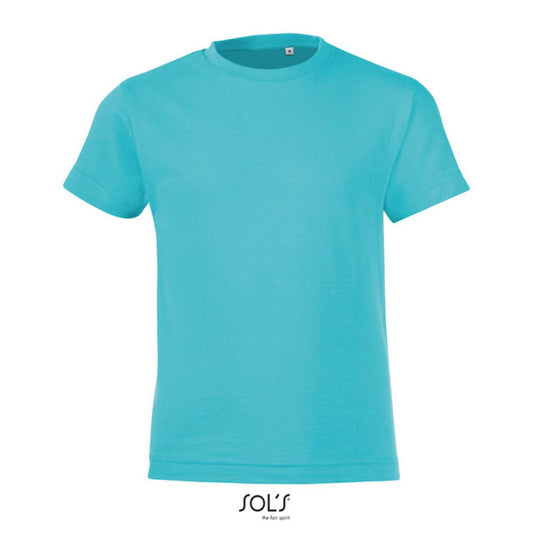 SOL'S REGENT FIT KIDS' - ROUND NECK T-SHIRT - Atoll Blue - Main