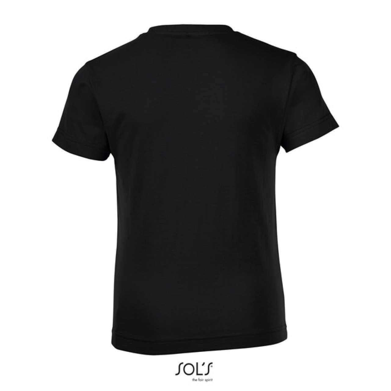 SOL'S REGENT FIT KIDS' - ROUND NECK T-SHIRT - Deep Black - Additional