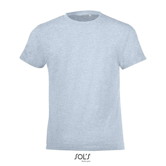 SOL'S REGENT FIT KIDS' - ROUND NECK T-SHIRT - Heather Sky - Main