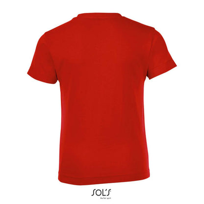 SOL'S REGENT FIT KIDS' - ROUND NECK T-SHIRT - Red - Additional