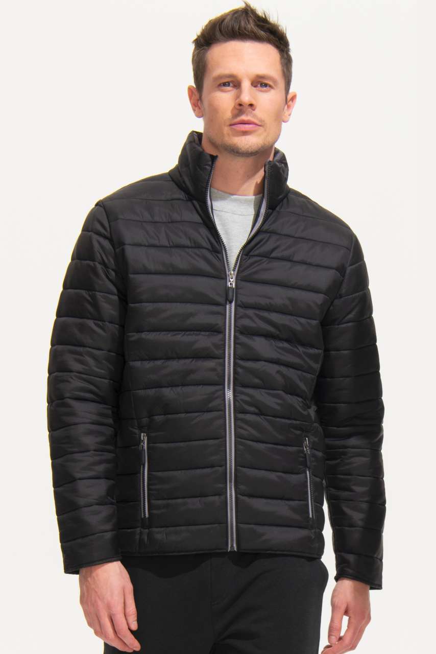 SOL'S RIDE MEN - LIGHT PADDED JACKET - Black - Model