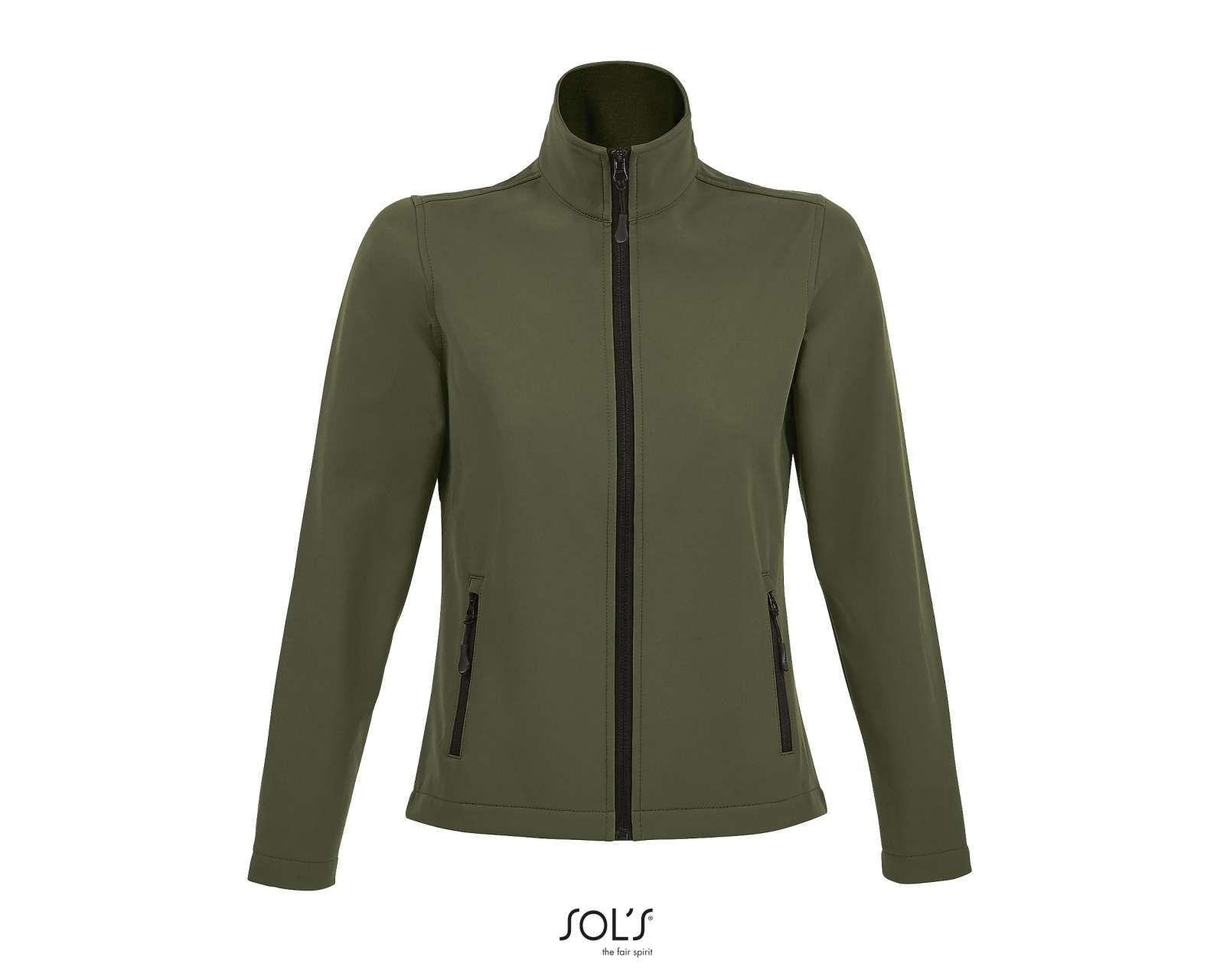SOL'S RACE WOMEN - SOFTSHELL ZIP JACKET - Army - Main