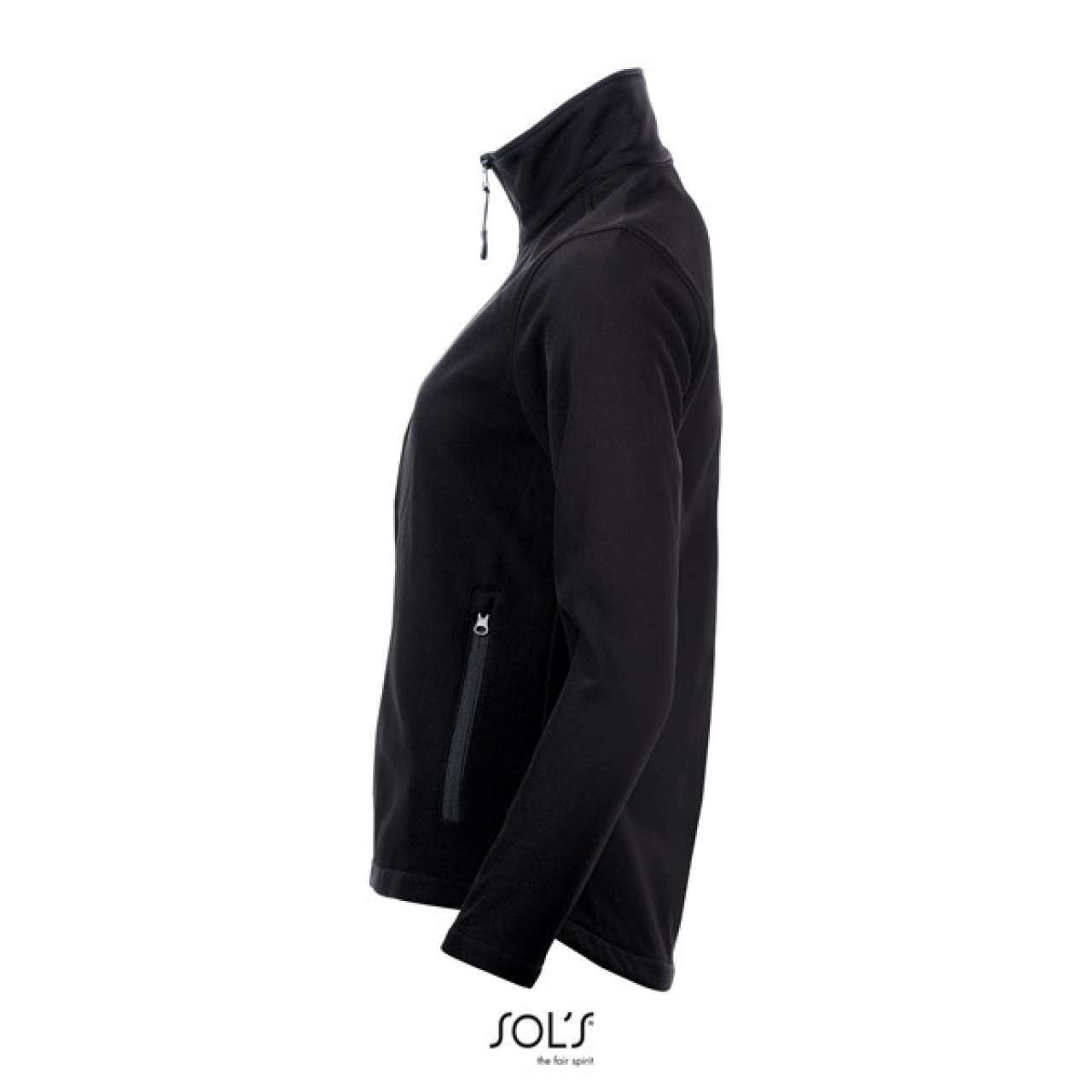 SOL'S RACE WOMEN - SOFTSHELL ZIP JACKET - Black - Additional