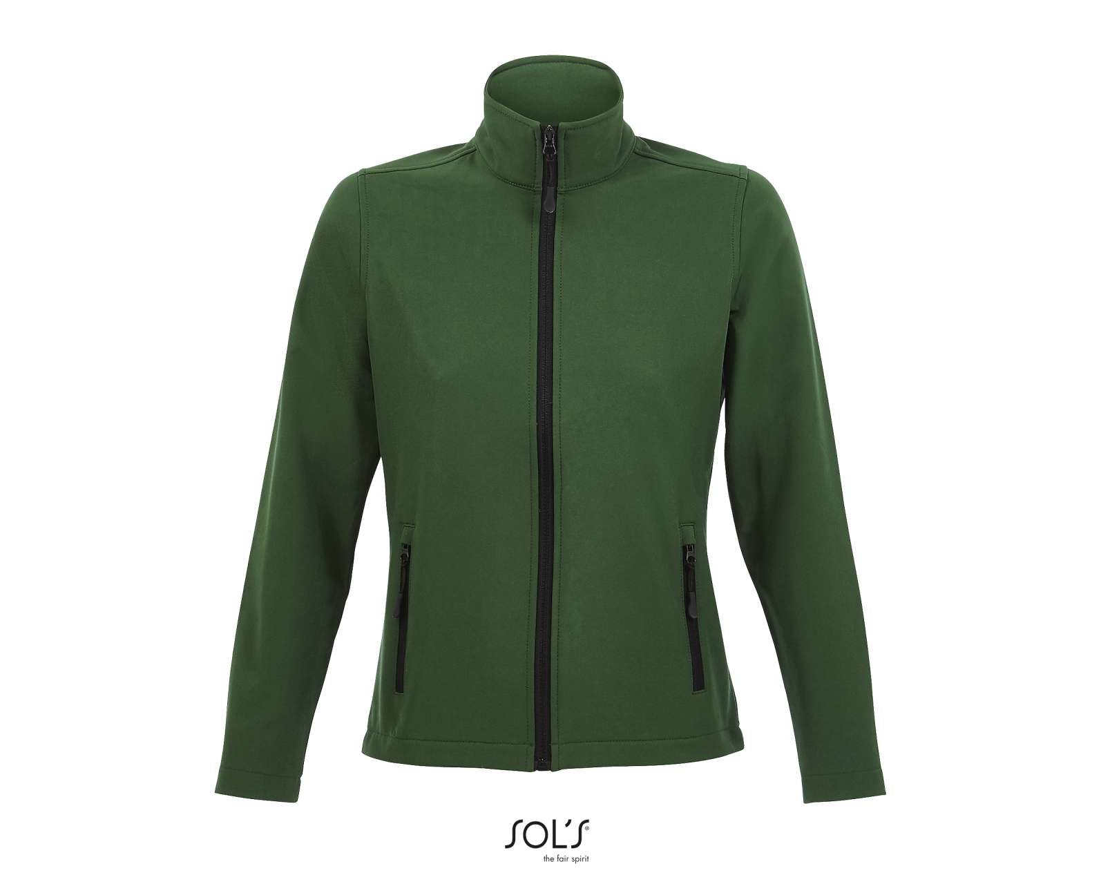 SOL'S RACE WOMEN - SOFTSHELL ZIP JACKET - Bottle Green - Main