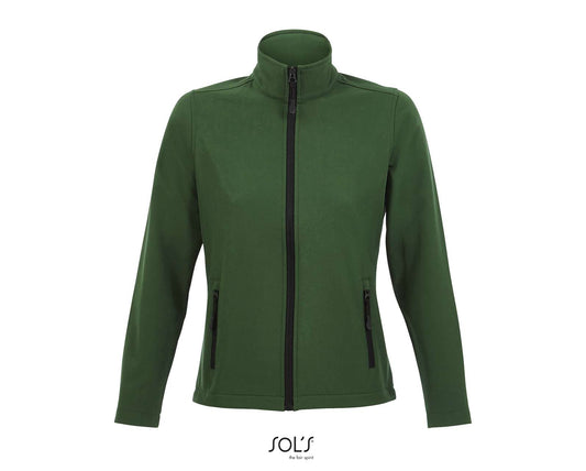 SOL'S RACE WOMEN - SOFTSHELL ZIP JACKET - Bottle Green - Main