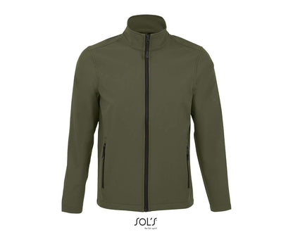 SOL'S RACE MEN - SOFTSHELL ZIP JACKET - Army - Main