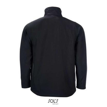 SOL'S RACE MEN - SOFTSHELL ZIP JACKET - Black - Main