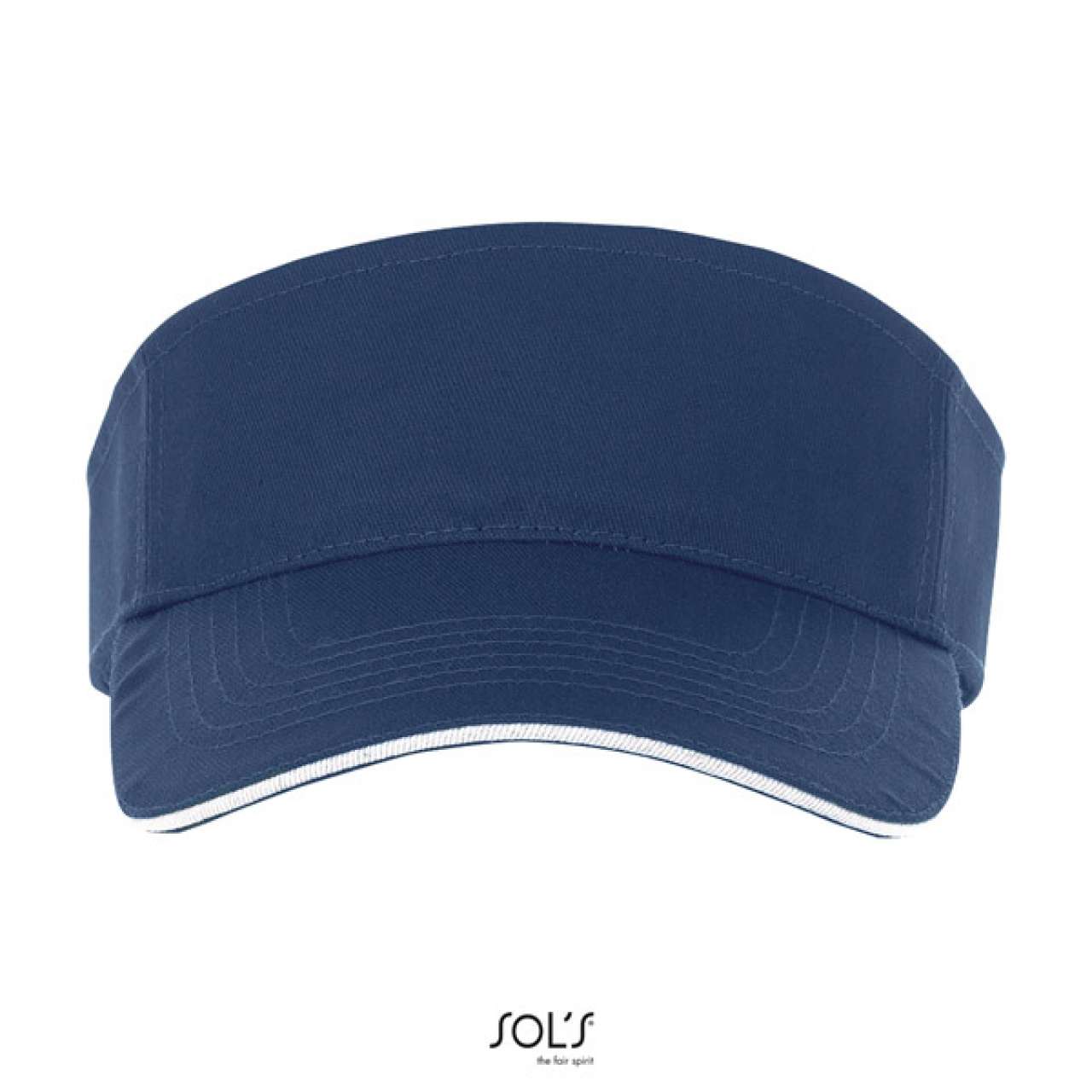 SOL'S ACE - UNISEX VISOR - French Navy/White - Additional
