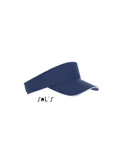 SOL'S ACE - UNISEX VISOR - French Navy/White - Additional