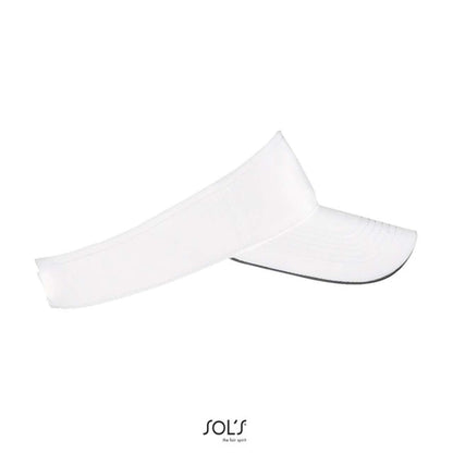 SOL'S ACE - UNISEX VISOR - White/Black - Additional