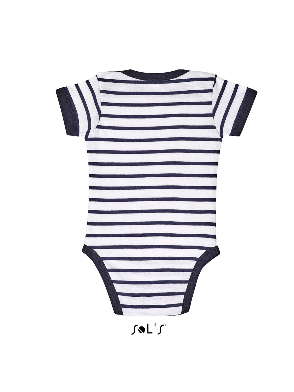 SOL'S MILES BABY - STRIPED BODYSUIT - White/Navy - Additional