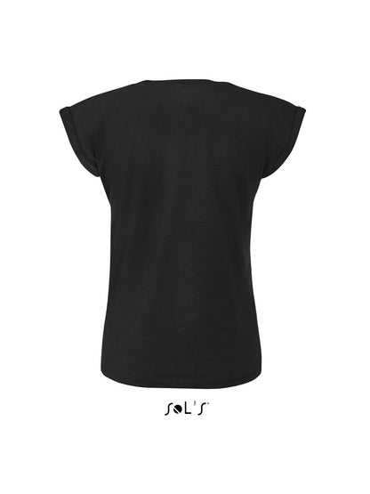 SOL'S MELBA - WOMEN’S ROUND NECK T-SHIRT - Deep Black - Additional