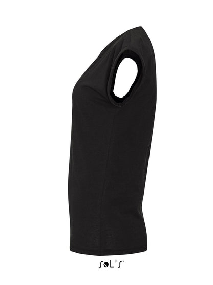 SOL'S MELBA - WOMEN’S ROUND NECK T-SHIRT - Deep Black - Additional