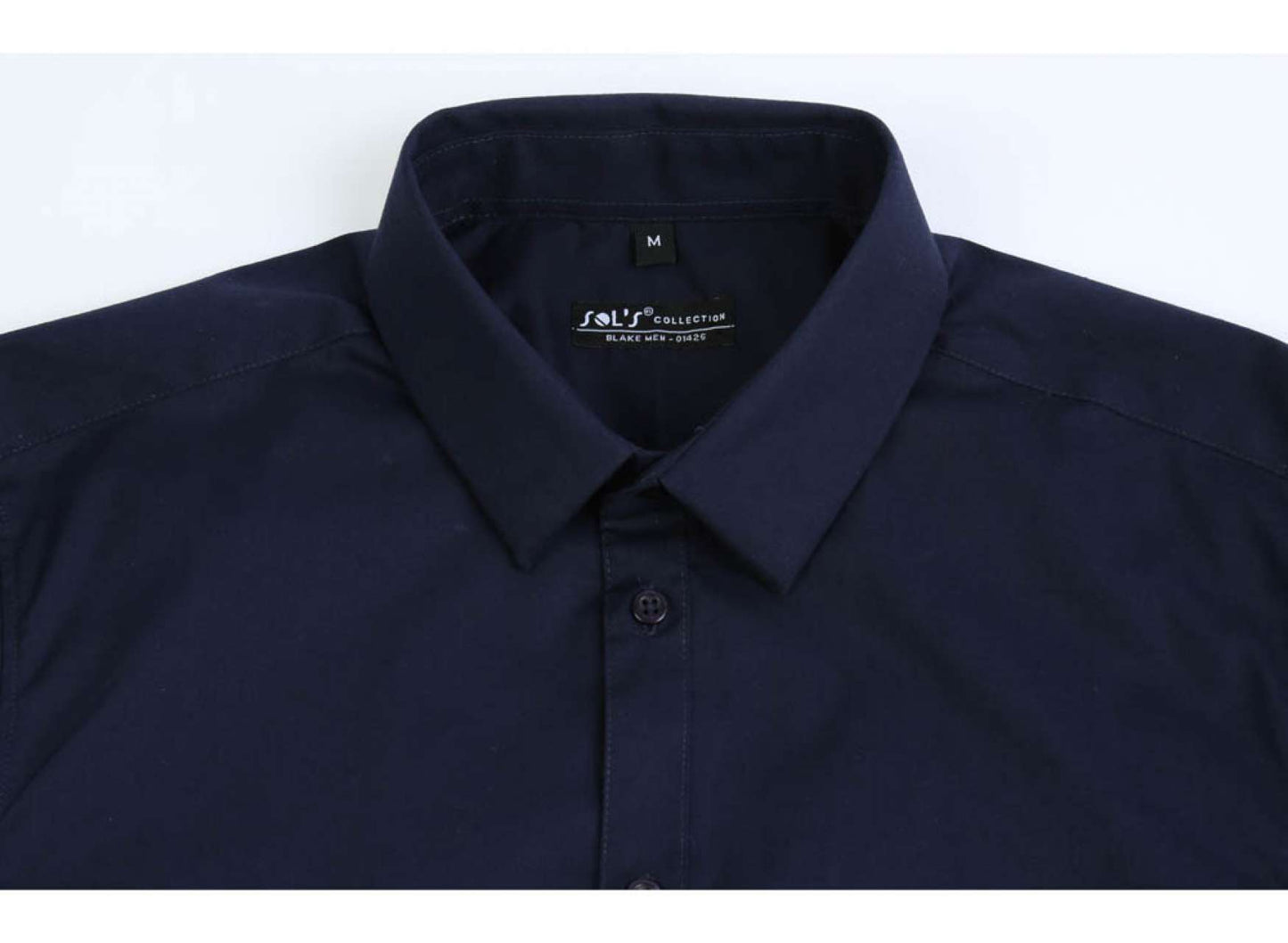 SOL'S BLAKE MEN - LONG SLEEVE STRETCH SHIRT - Black - Additional