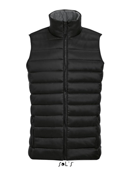 SOL'S WAVE MEN - LIGHTWEIGHT BODYWARMER - Black - Main