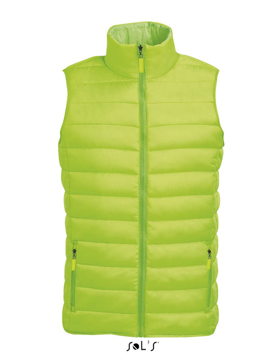 SOL'S WAVE MEN - LIGHTWEIGHT BODYWARMER - Neon Lime - Main