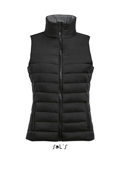 SOL'S WAVE WOMEN - LIGHTWEIGHT BODYWARMER - Black - Main