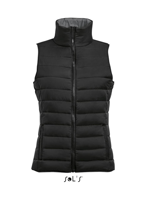 SOL'S WAVE WOMEN - LIGHTWEIGHT BODYWARMER - Black - Main