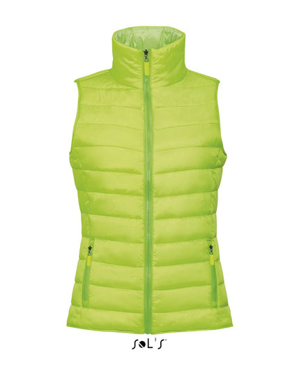SOL'S WAVE WOMEN - LIGHTWEIGHT BODYWARMER - Neon Lime - Main
