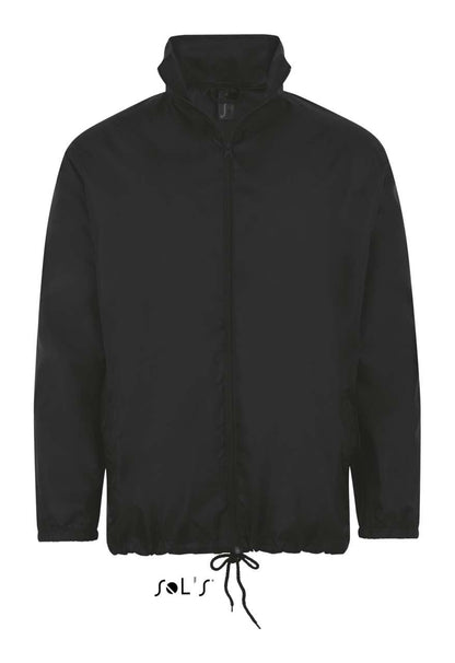 SOL'S SHIFT - UNISEX WATER REPELLENT WINDBREAKER - Black - Main