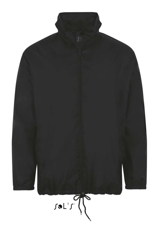 SOL'S SHIFT - UNISEX WATER REPELLENT WINDBREAKER - Black - Main