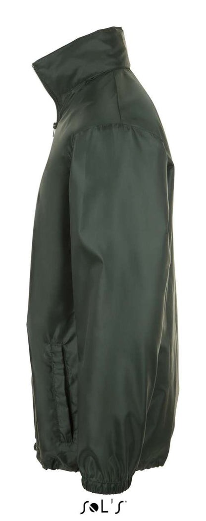 SOL'S SHIFT - UNISEX WATER REPELLENT WINDBREAKER - Forest Green - Additional
