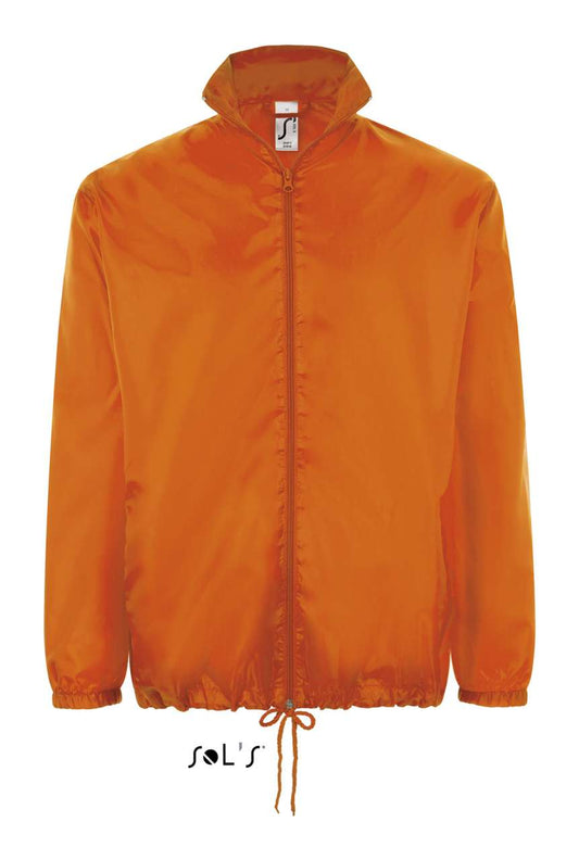 SOL'S SHIFT - UNISEX WATER REPELLENT WINDBREAKER - Orange - Main