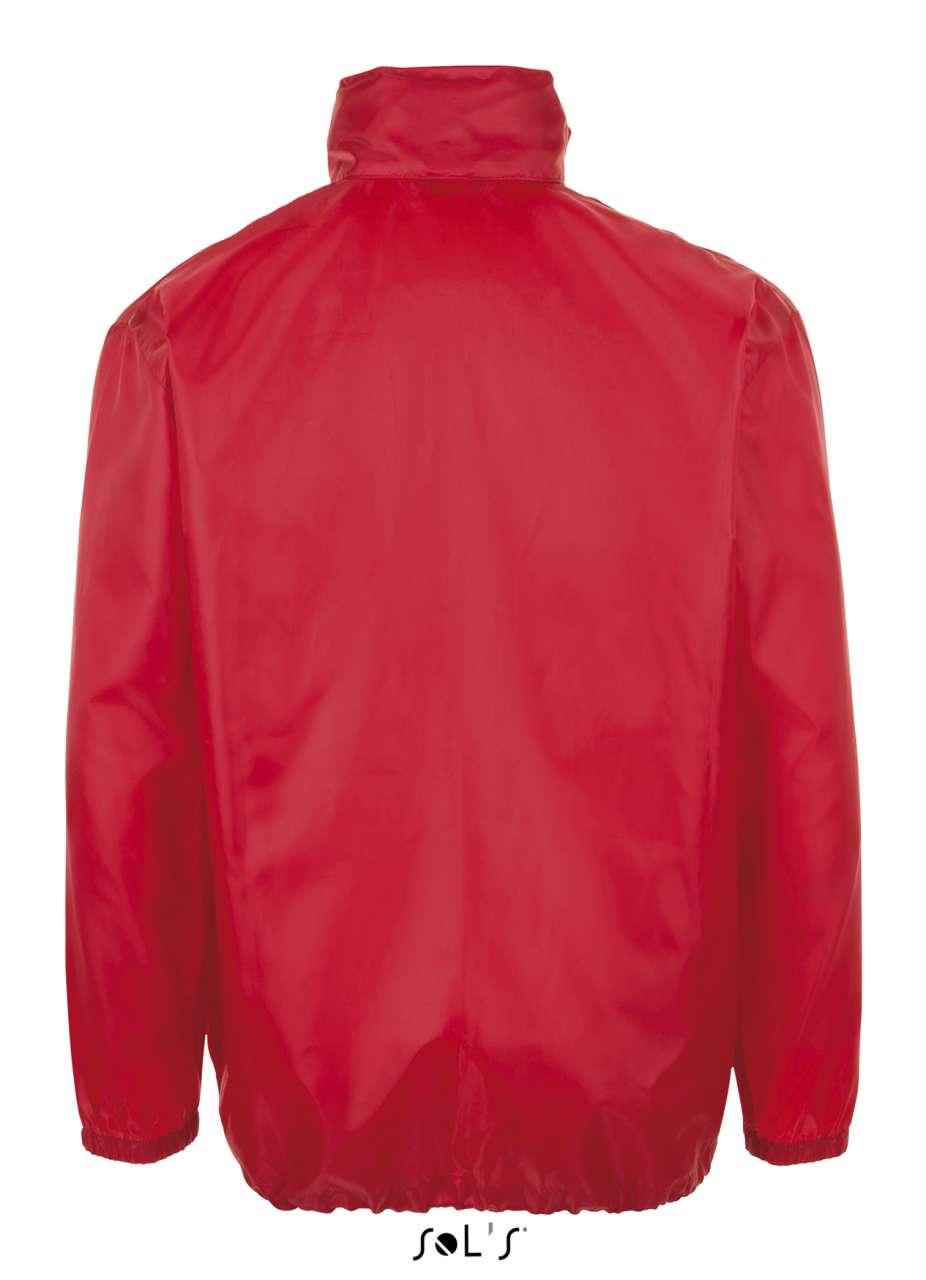SOL'S SHIFT - UNISEX WATER REPELLENT WINDBREAKER - Red - Additional