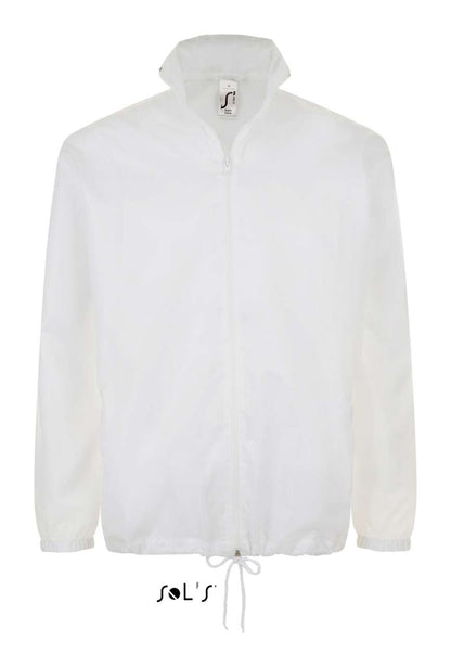 SOL'S SHIFT - UNISEX WATER REPELLENT WINDBREAKER - White - Main