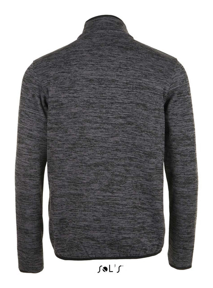 SOL'S TURBO - KNITTED FLEECE JACKET - Dark Grey/Black - Additional