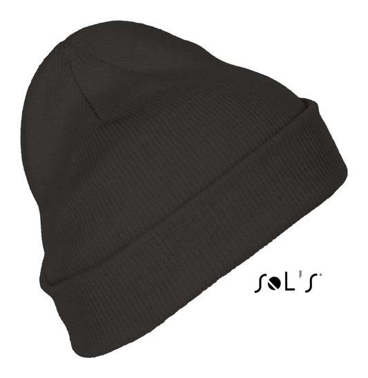 SOL'S PITTSBURGH - SOLID-COLOUR BEANIE WITH CUFFED DESIGN - Dark Grey - Main