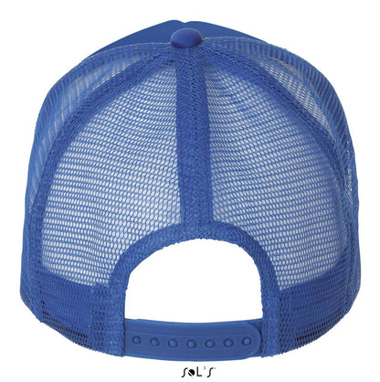 SOL'S BUBBLE - FIVE PANEL MESH CAP - Royal Blue - Additional