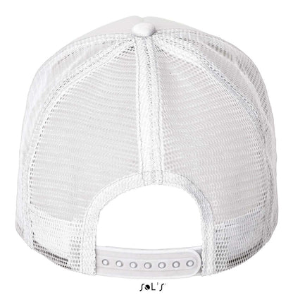 SOL'S BUBBLE - FIVE PANEL MESH CAP - White - Additional