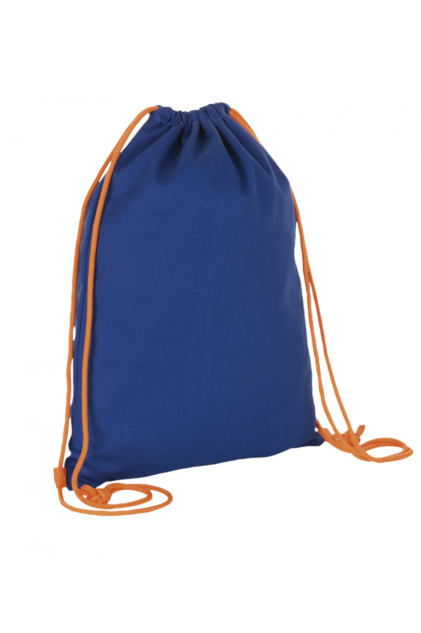 SOL'S DISTRICT - DRAWSTRING BACKPACK - Royal Blue/Orange - Model