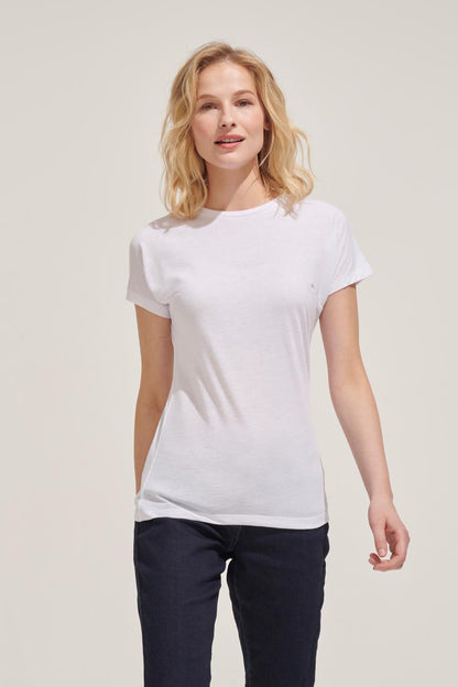 SOL'S MAGMA WOMEN - SUBLIMATION T-SHIRT - White - Model