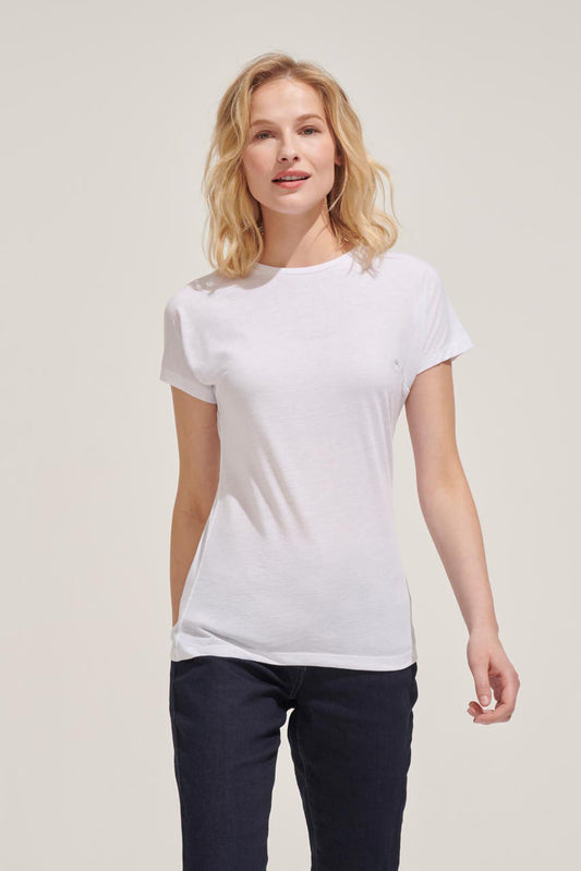SOL'S MAGMA WOMEN - SUBLIMATION T-SHIRT - White - Model
