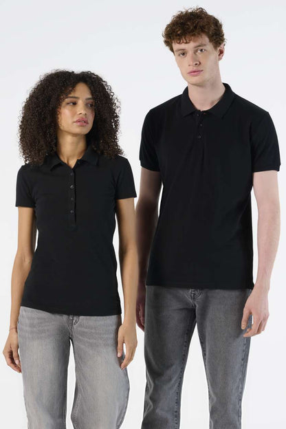 SOL'S PHOENIX MEN - COTTON-ELASTANE POLO SHIRT - Black - Additional