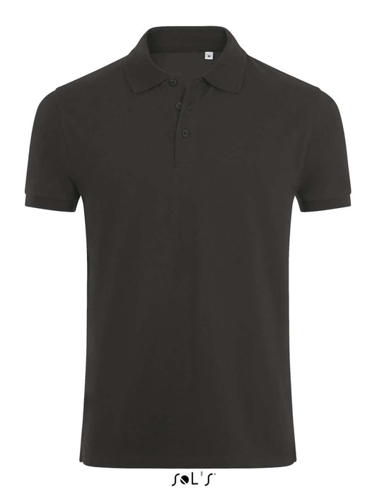 SOL'S PHOENIX MEN - COTTON-ELASTANE POLO SHIRT - Charcoal Melange - Main