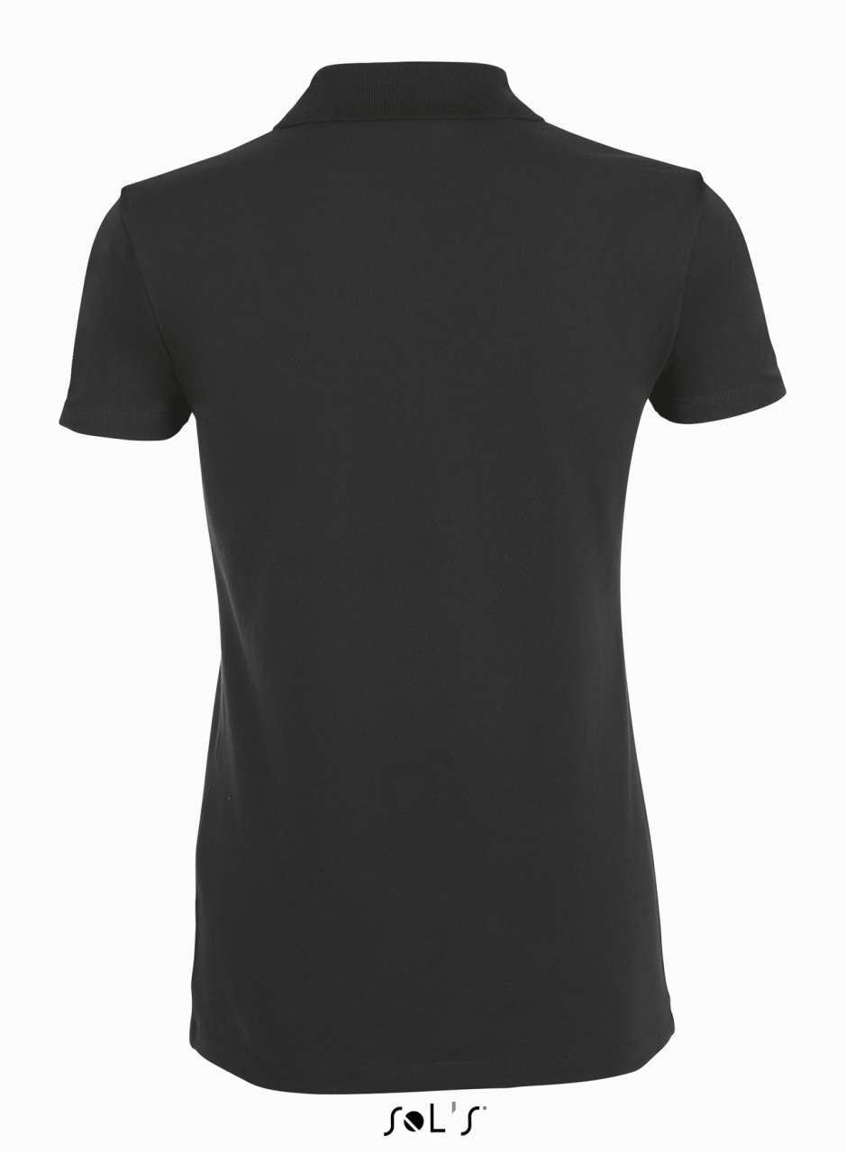 SOL'S PHOENIX WOMEN - COTTON-ELASTANE POLO SHIRT - Black - Additional