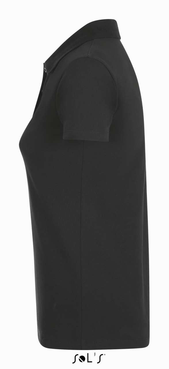 SOL'S PHOENIX WOMEN - COTTON-ELASTANE POLO SHIRT - Black - Additional