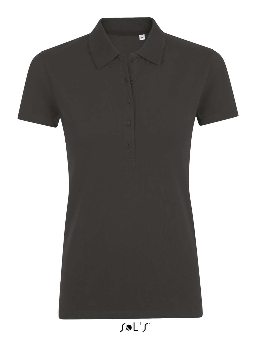 SOL'S PHOENIX WOMEN - COTTON-ELASTANE POLO SHIRT - Charcoal Melange - Main